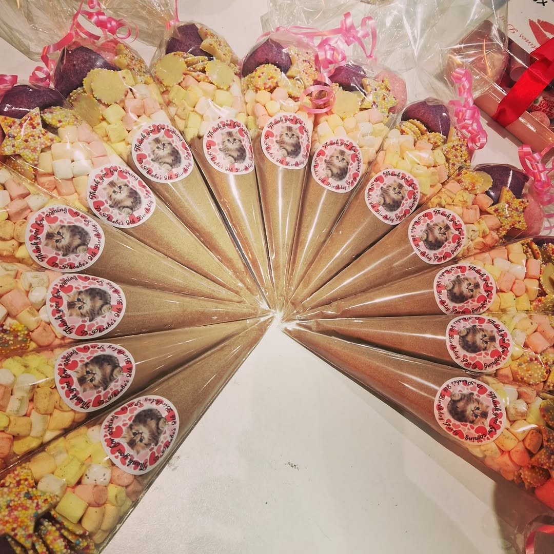 Phoebe’s 9th Birthday Kitten Sweet Cones - Image 3